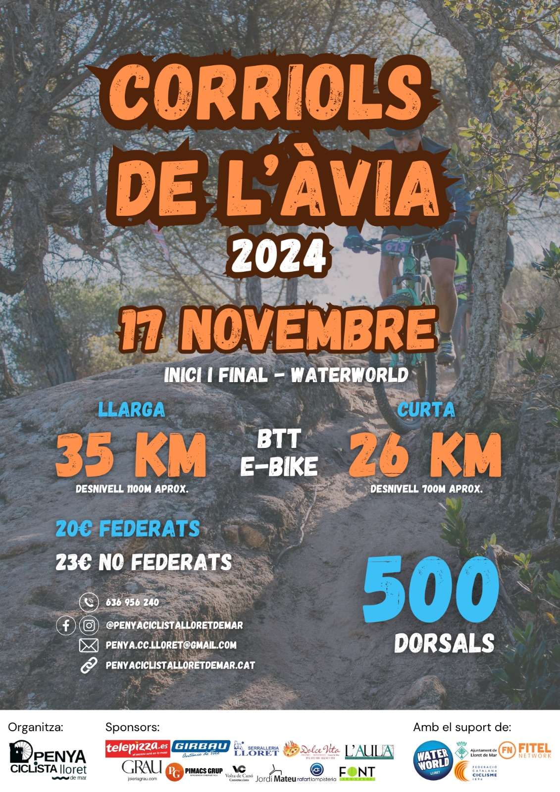 CORRIOLS DE L'AVIA - 2024 - Inscreva-se