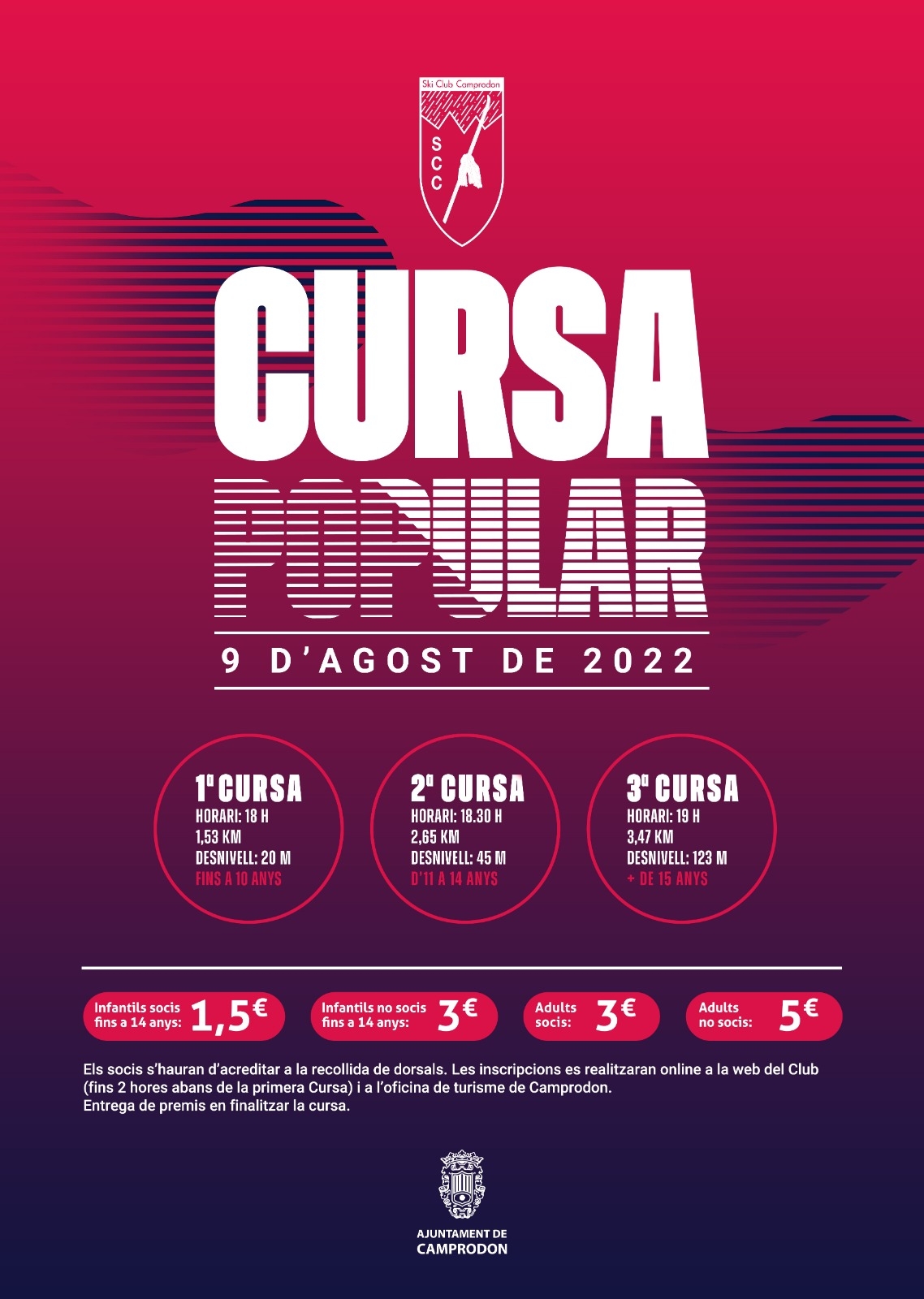 CURSA POPULAR CAMPRODON 2022 - Register